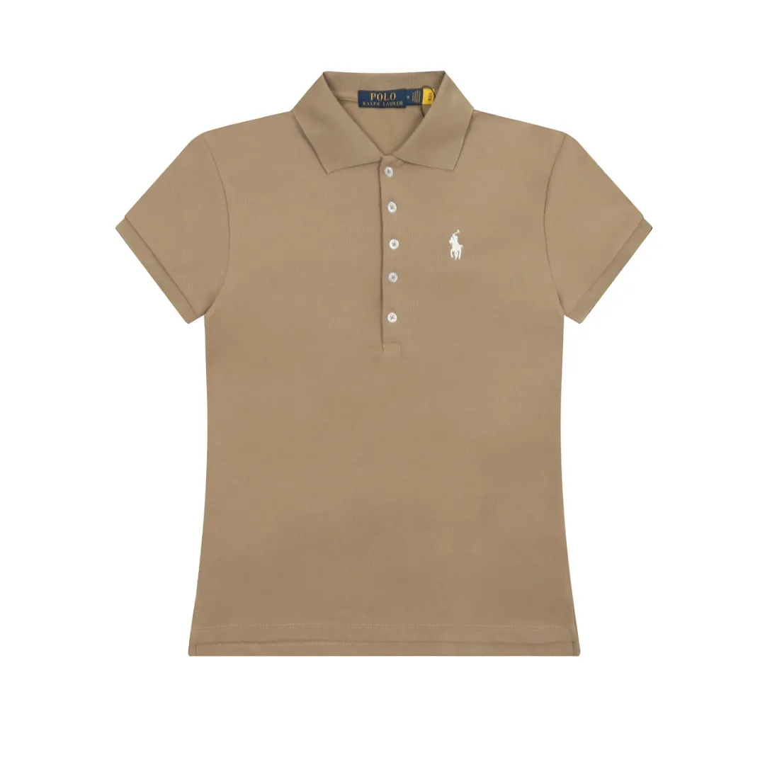 🅿️152 "Top quality" Style number: DS004# (not off the shelves all year round) [Ralph Lauren classic pony embroidered lapels women's slim fit POLO short sleeves] ✅Ralph Lauren Ralph Lauren classic basic women's all-match slim fit POLO short sleeves ✅Main supplier platform live broadcast Wholesale entities Replenish when out of stock Not off the shelves ✅ZP quality 1:1 pattern making Scan the code to enter the GF website Z cabinet quality ✅Details and quality are the only one in Guangzhou. Imported pique fabrics focus on high-end and cost-effective. Needless to say good quality. ✅The version is restored to the original order. The maximum size can be worn up to 130 pounds. Loose, comfortable and stress-free.